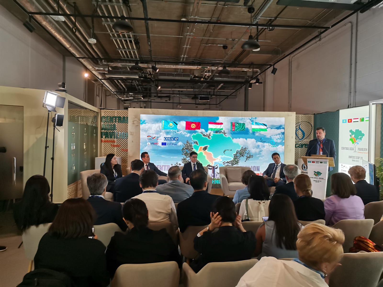 Central Asia pavilion at UNFCCC COP28: Climate change damage for Central Asian countries will amount to 1.3% of GDP per year