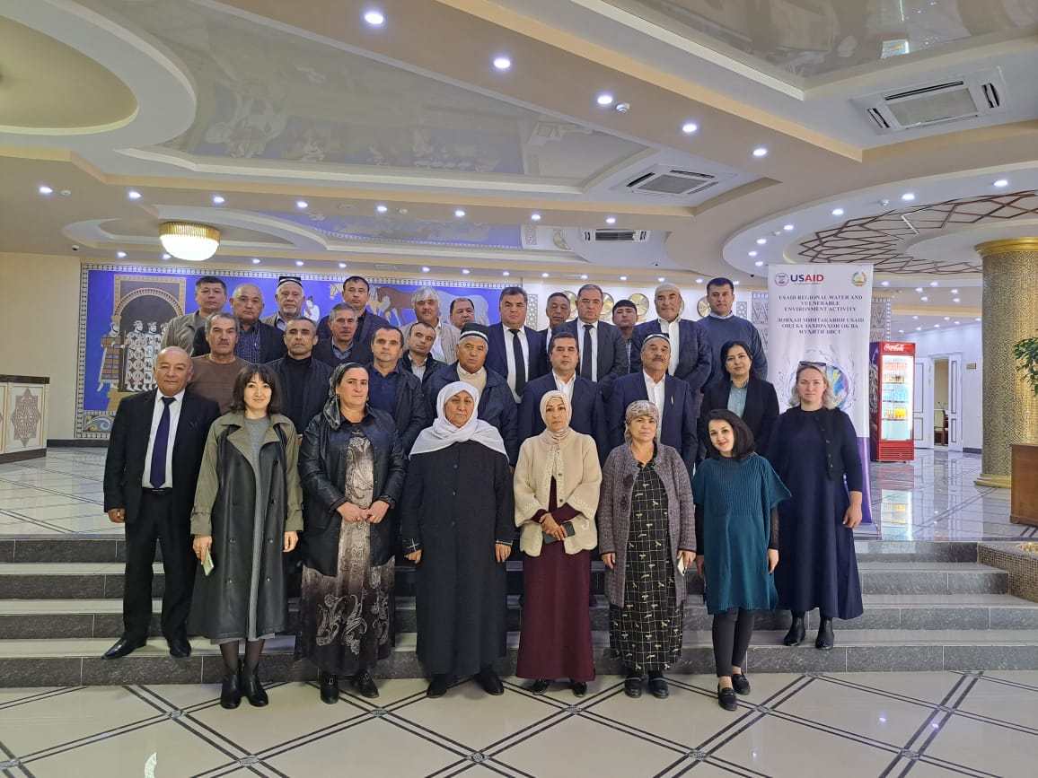 Региональный проект USAID по водным ресурсам и окружающей среде поддержал проведение 13 заседания малого бассейнового совета (МБС) по таджикской части реки Исфара