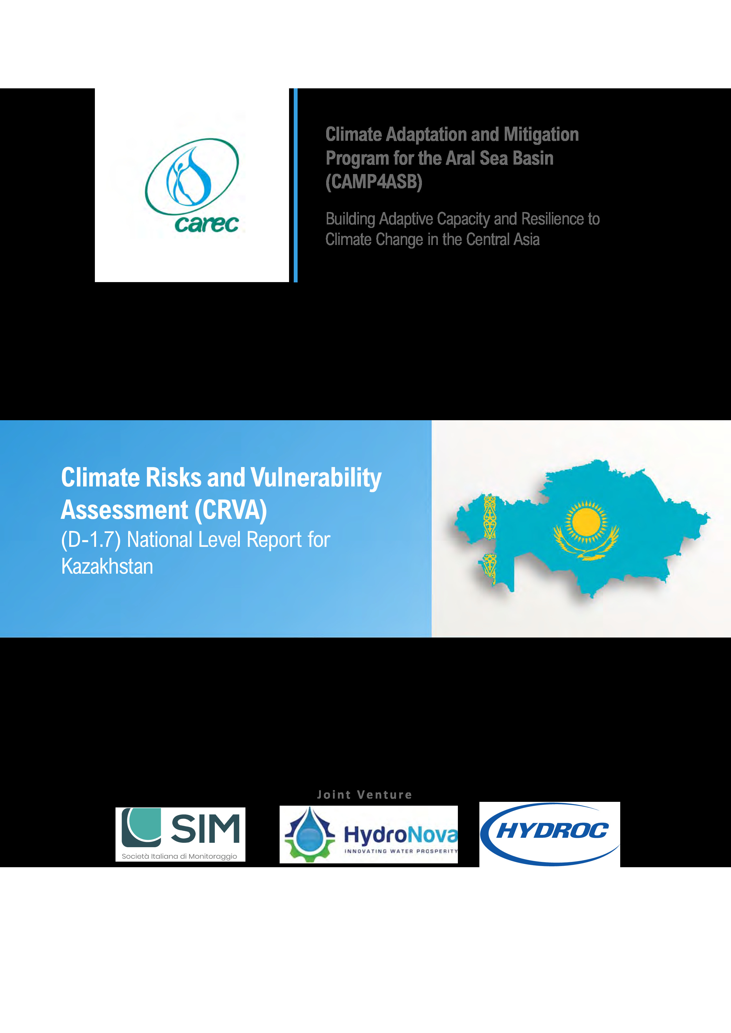 Climate risks and vulnerability assessment (CRVA). National level report for Kazakhstan, 2021