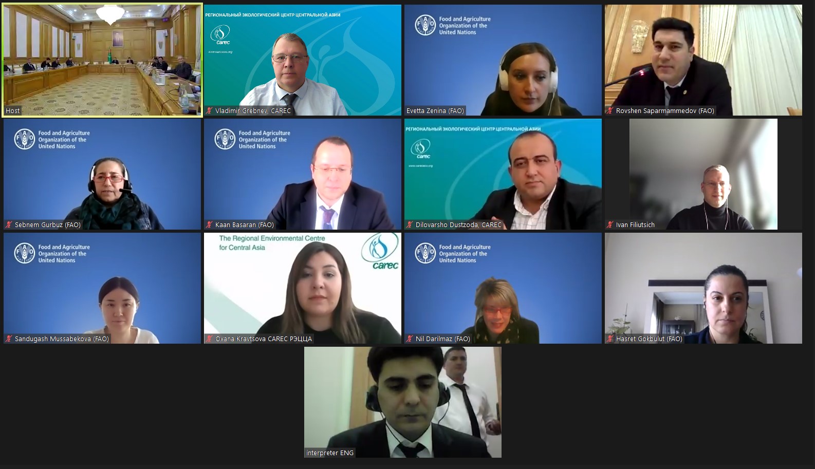 First kick-off meeting of the new project on Strengthening Turkmenistan's Capacity to Comply with the Enhanced Transparency Framework under the Paris Agreement