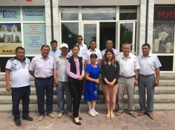 The first training on basin planning on the Kazakh part of the Kurkureusu River