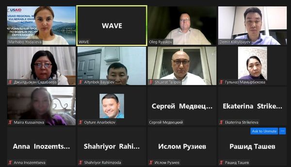 Региональный проект USAID по водным ресурсам и окружающей среде провел 13-ю онлайн лекцию по продвижению подхода Нексус ВЭПЭ