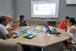 Meeting with a foreign expert on the mid-term evaluation of the project "Sustainable Management of Water Resources in Rural areas of Uzbekistan"