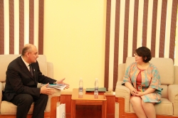 В МИД Кыргызской Республики прошла встреча по обсуждению сотрудничества по охране окружающей среды