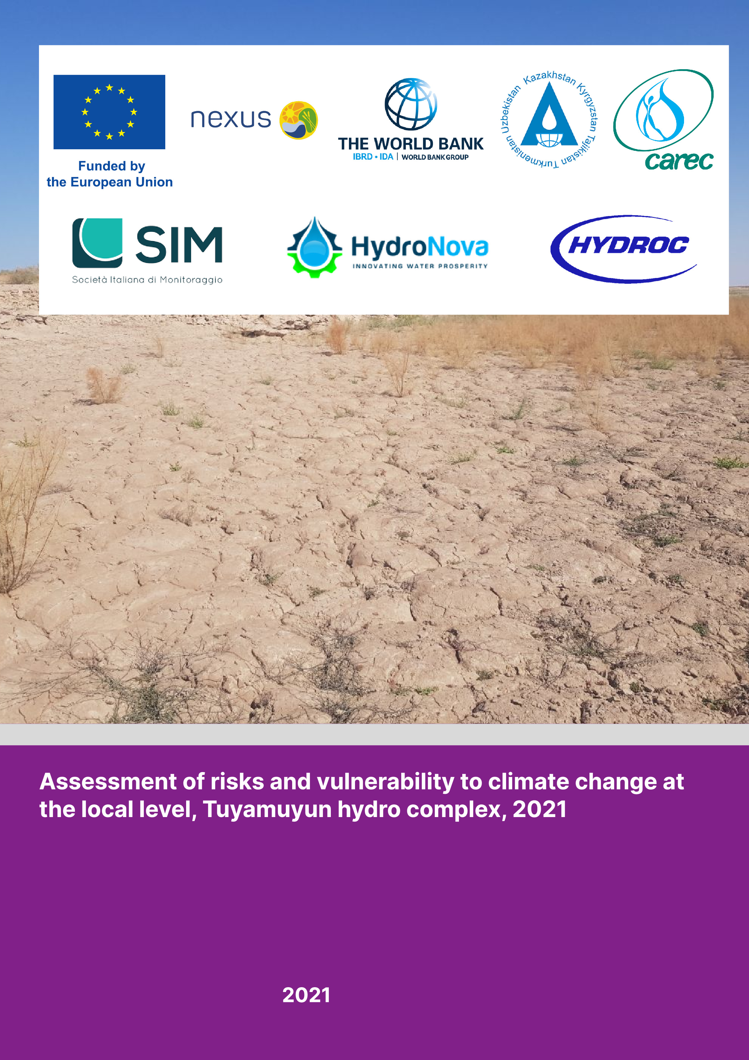 Assessment of risks and vulnerability to climate change at the local level, Tuyamuyun hydro complex, 2021 | G.Petersen, R.Bosch, D.Dyadin, C.Constantin
