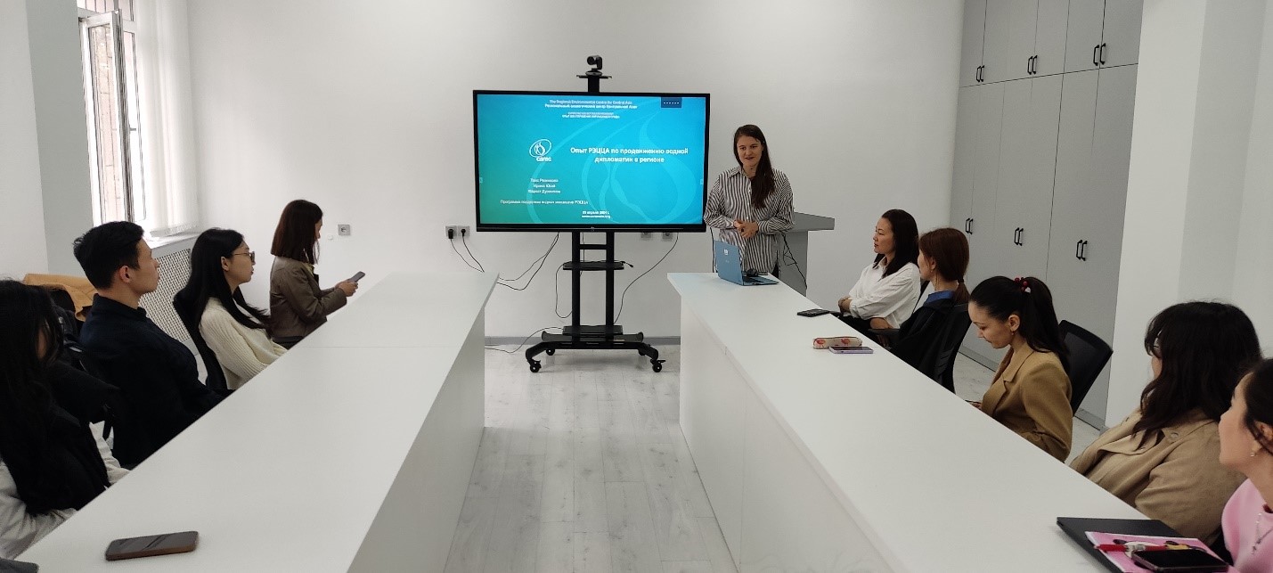 CAREC team shared Experience in Promoting Water Diplomacy in Central Asia